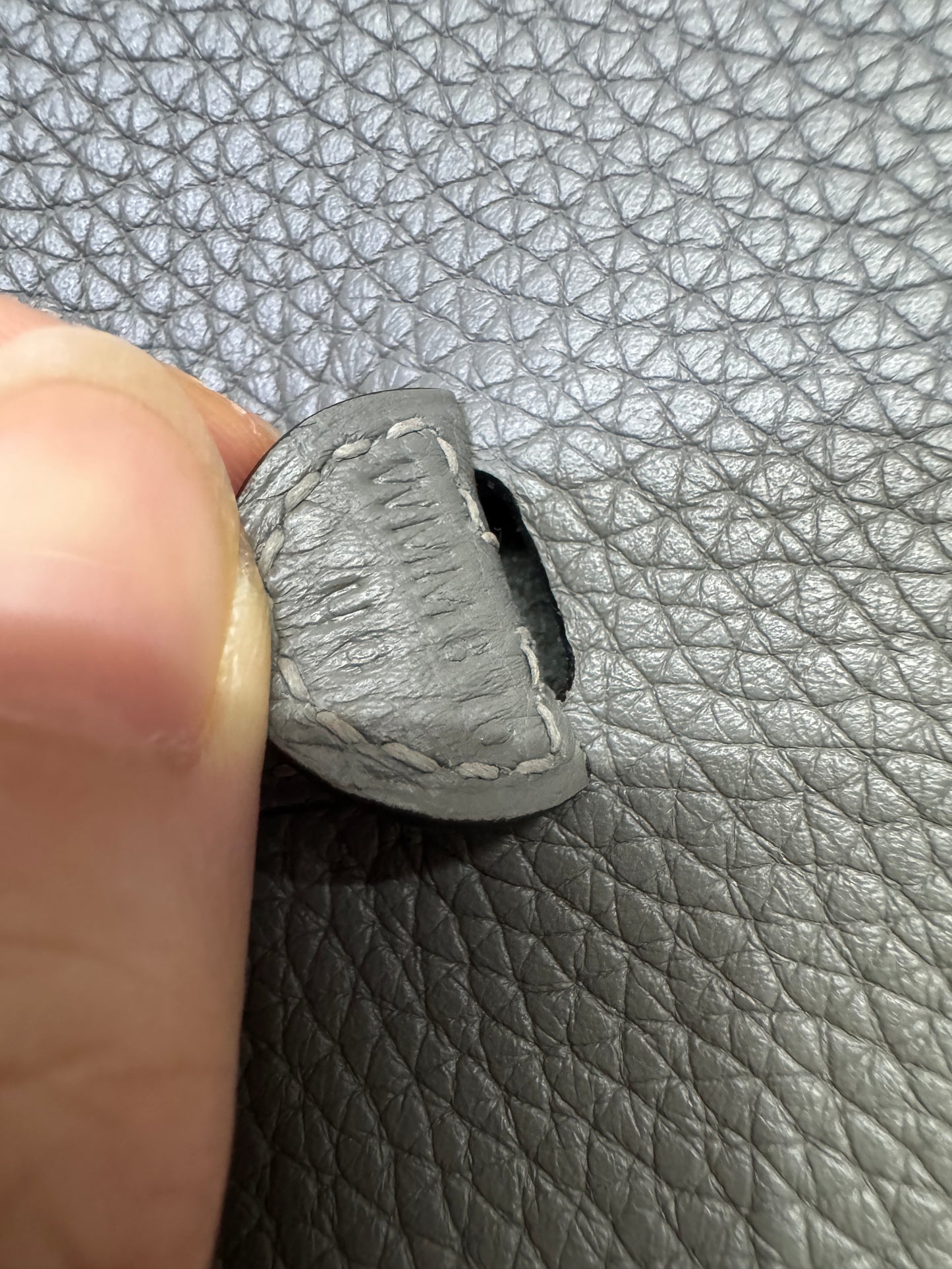 HERMES Mini Evelyn 積雨雲灰 0L Gris Meyer TC 銀扣PHW