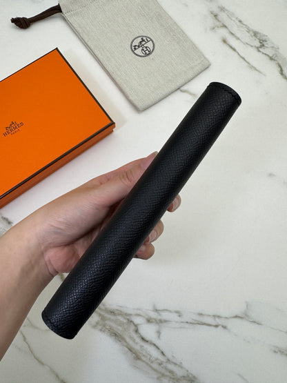 HERMES Bearn Wallet Black Epsom GHW