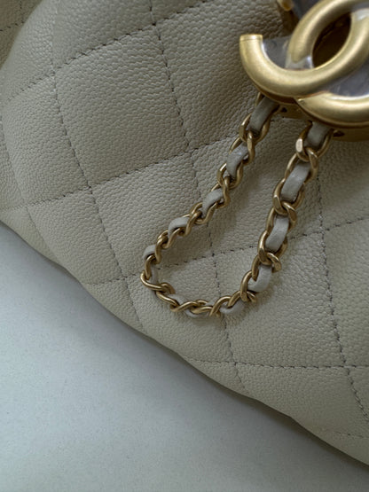 CHANEL Mini 25Bag 米色