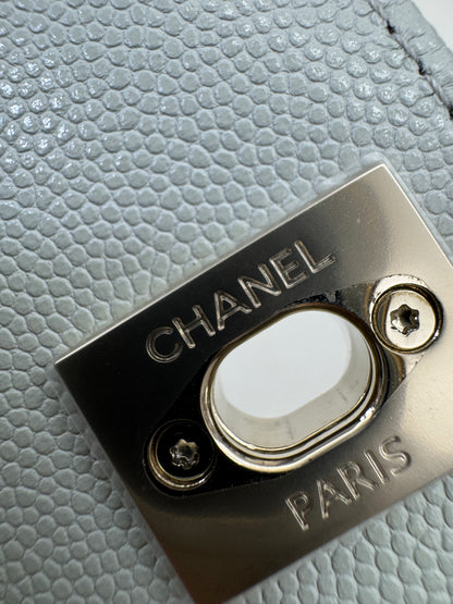 CHANEL Mini Cocohandle 霧霾藍/冰川藍 Cloud Blue