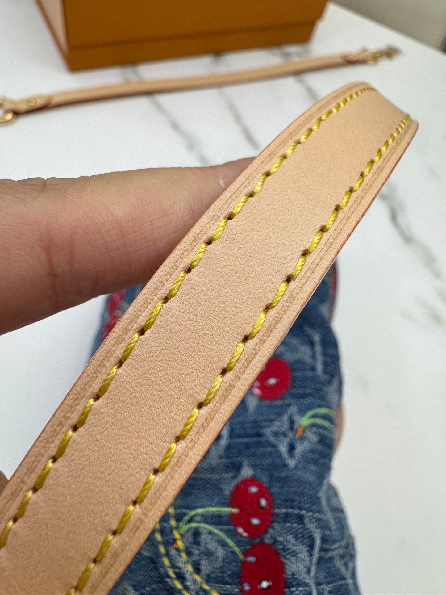 LV X TM Sunset Cherry Denim