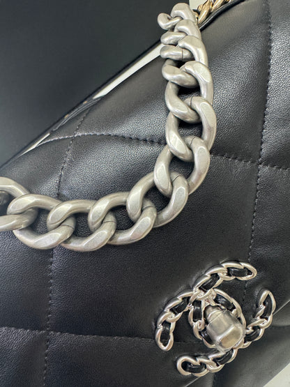 CHANEL 19Bag 黑銀 Small