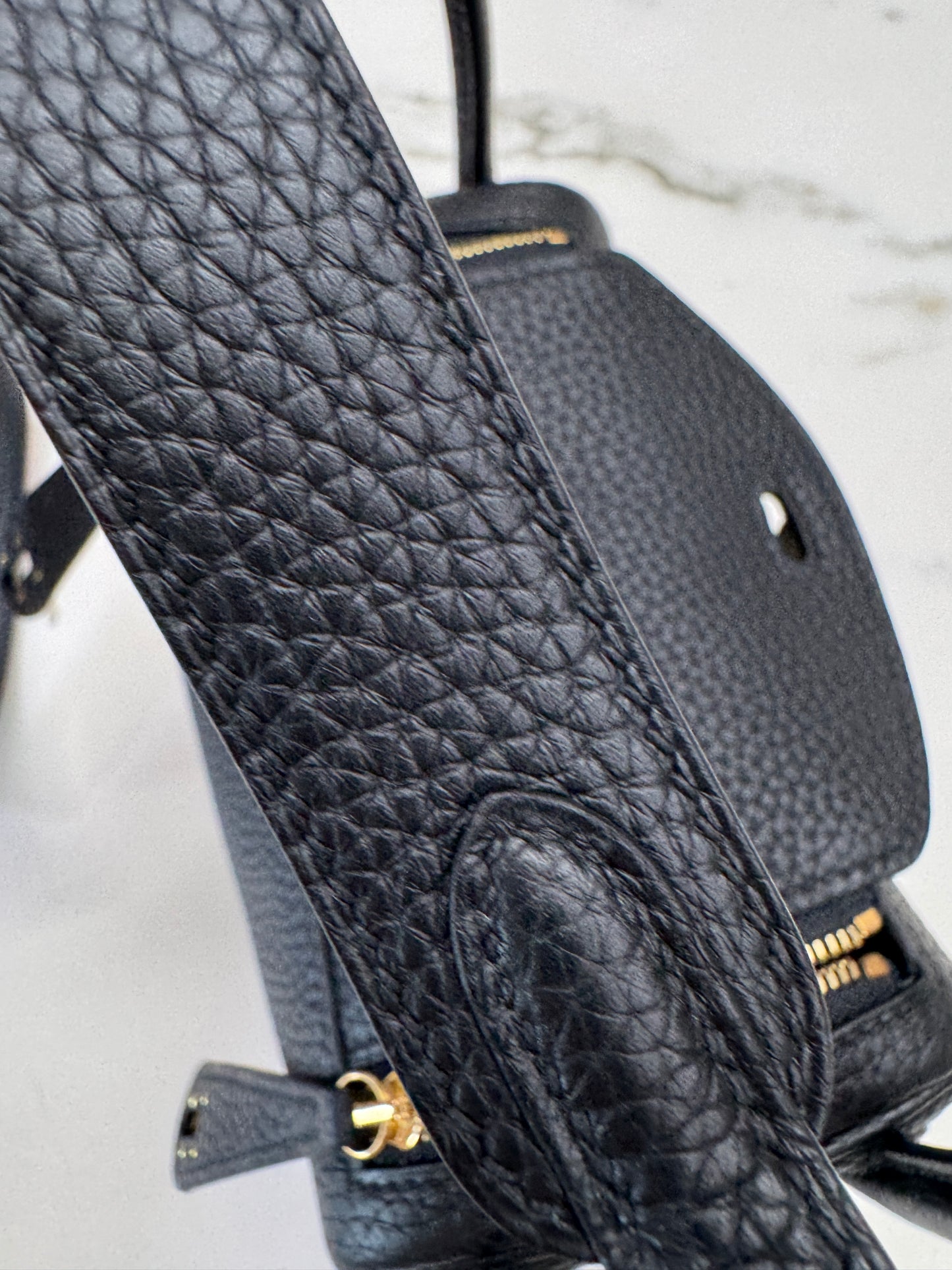 HERMES Mini Lindy II 黑金 Nior TC GHW