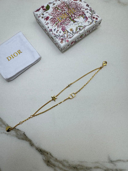 DIOR Petit CD 雙層手鏈