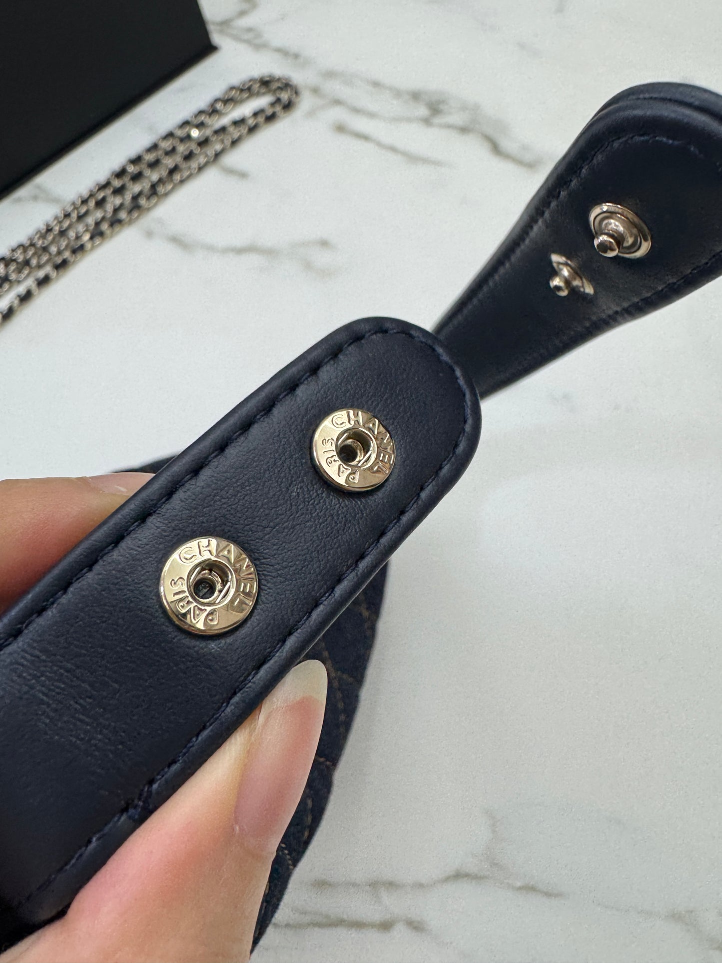 CHANEL 26P牛仔飯盒包