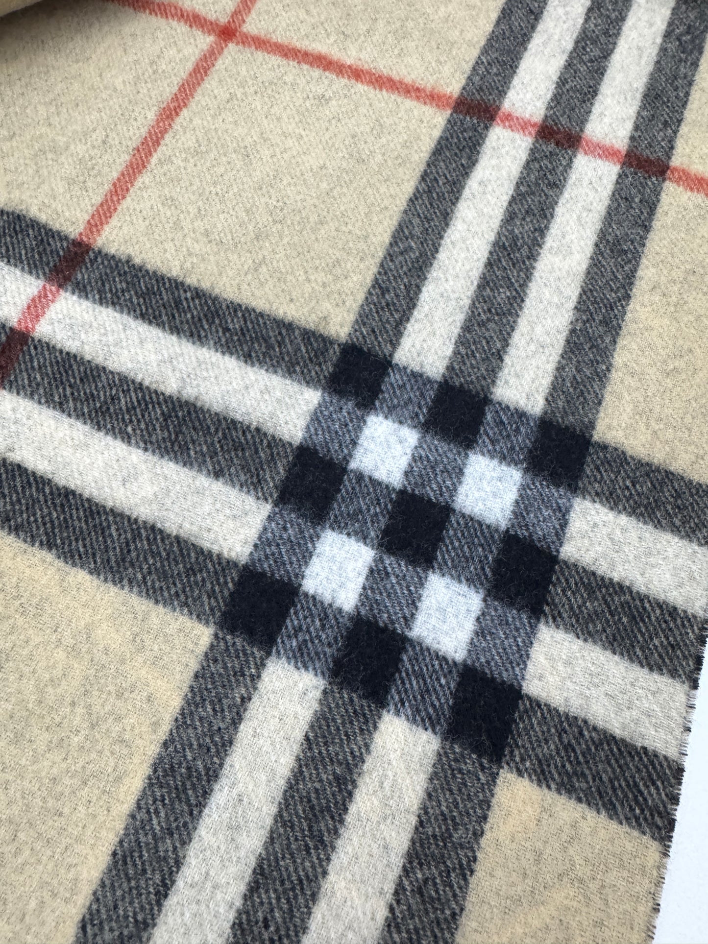 BURBERRY 雙面戰馬圍巾
