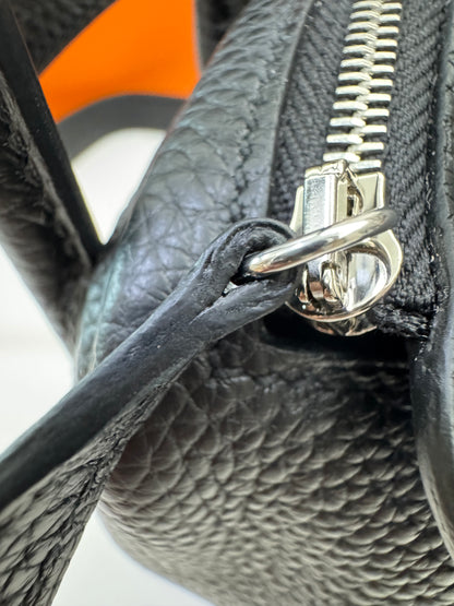 HERMES Mini Lindy 一代 黑銀 Noir PHW