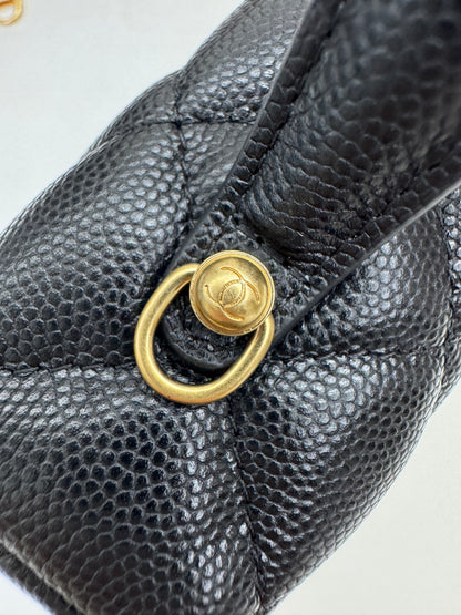 CHANEL 25P 拉絲金扣 LP盒子包