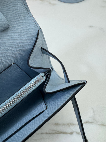 HERMES Kelly to-go 聖杯藍 08 Blue Pale Epsom PHW