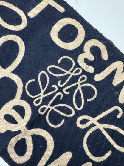 LOEWE 塗鴉圍巾