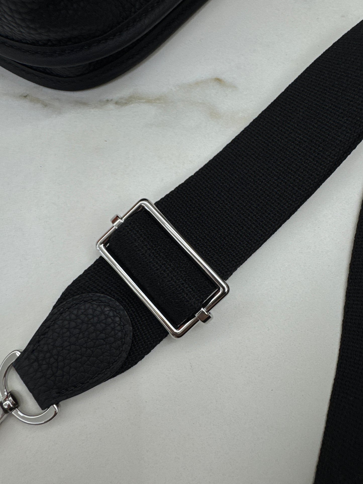 HERMES Evelyne23 黑銀 TC