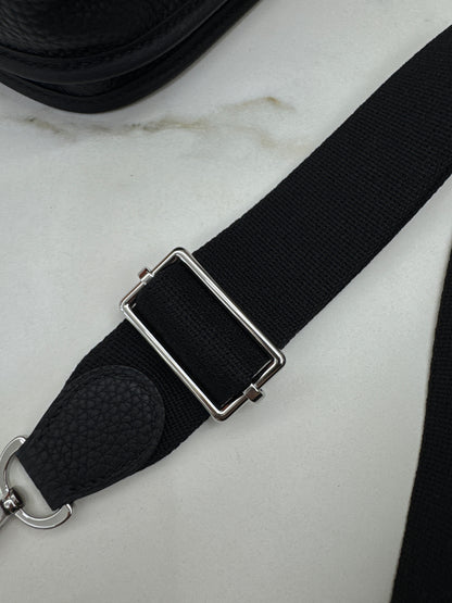 HERMES Evelyne23 黑銀 TC