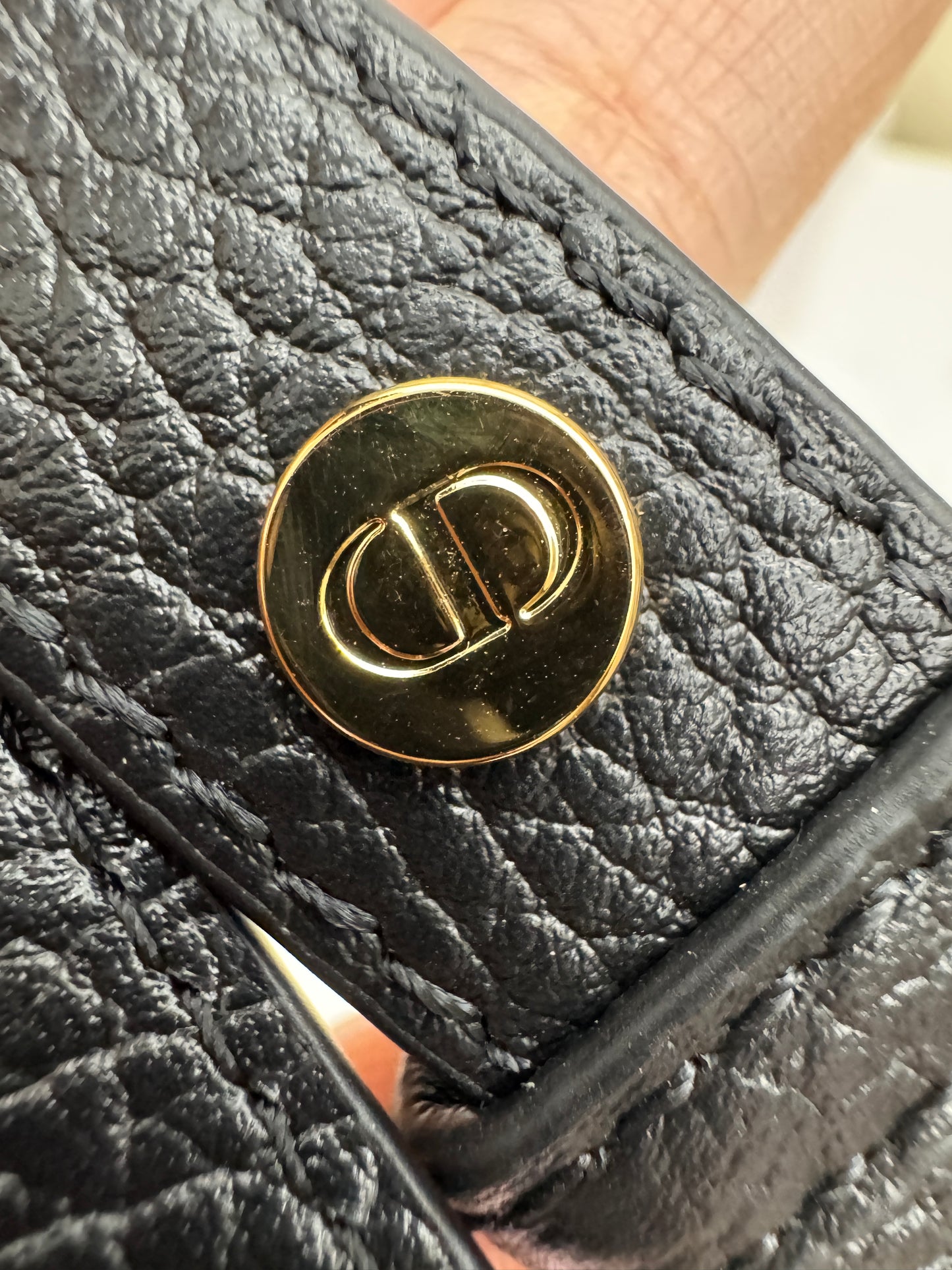 DIOR Signature 全皮小水桶