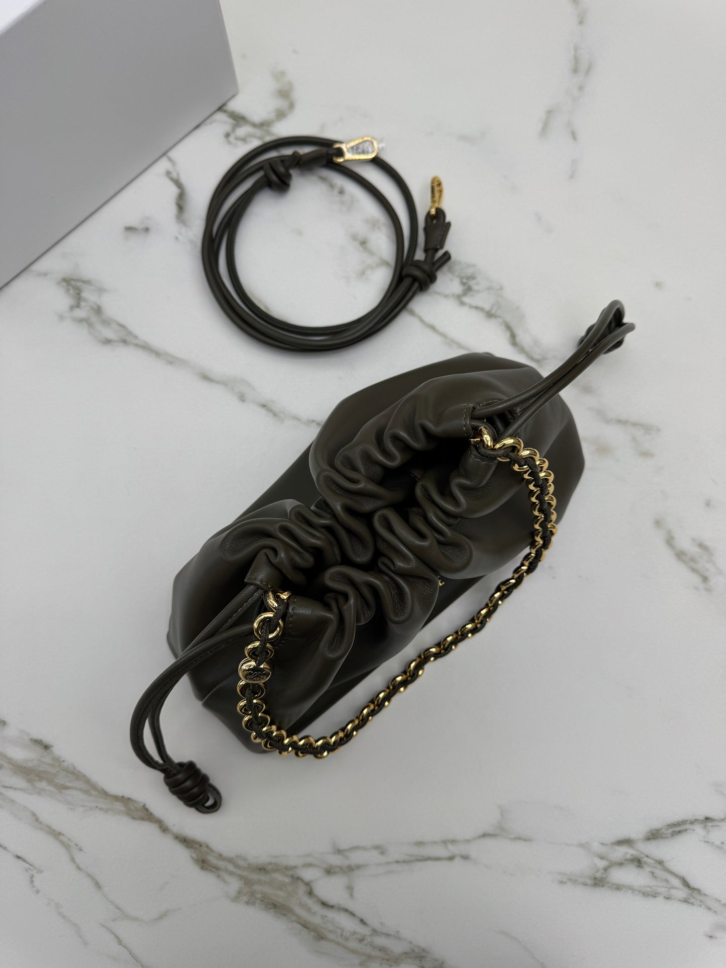 LOEWE Flamenco Purse Medium 卡其綠