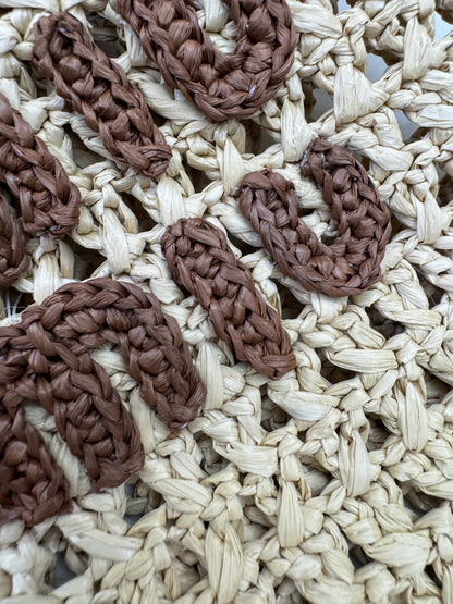 MIU MIU 拉菲草草編包