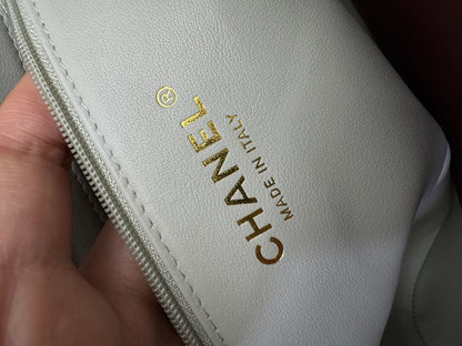 CHANEL Preppy Coco 灰綠色 Small