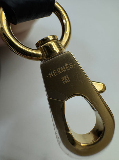 HERMES Mini Kelly II 黑金 Epsom Noir GHW
