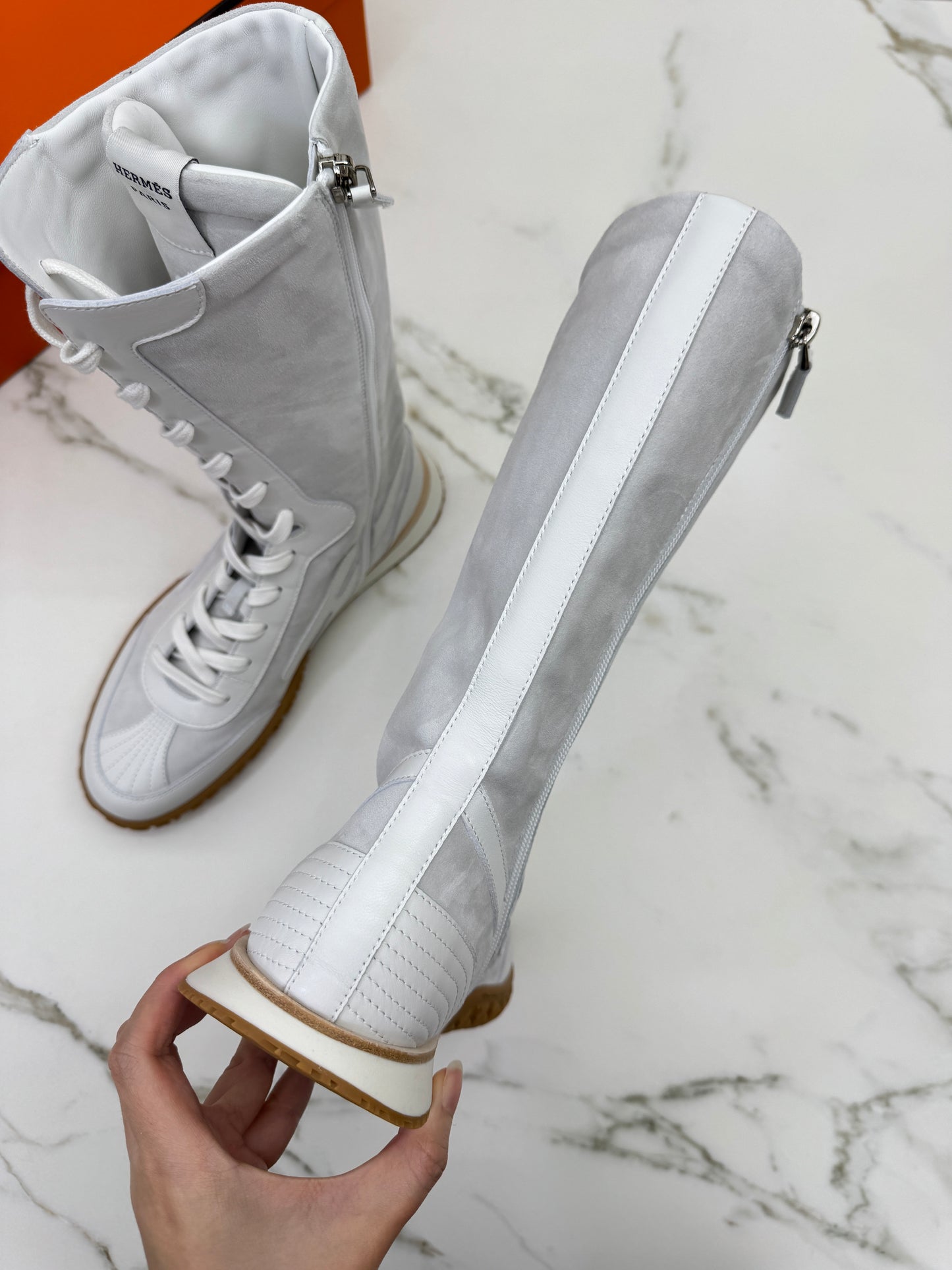 HERMES Lace Up 運動鞋 拳擊靴