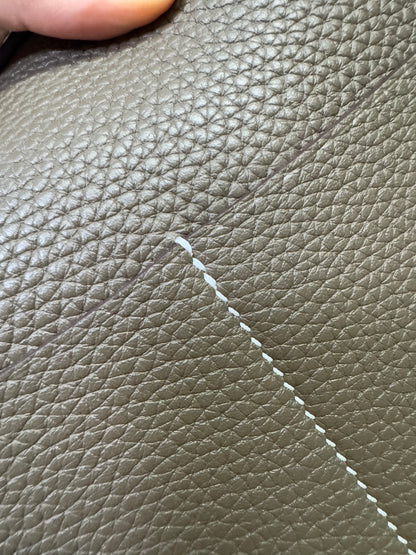 HERMES Halzan 25 大象灰金扣