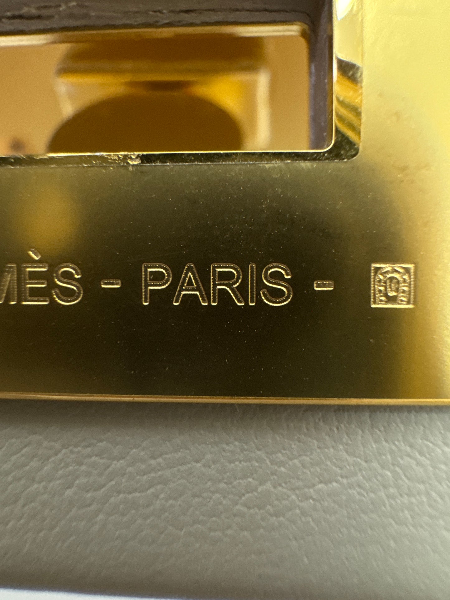 HERMES Mini 2424 冰川白金扣 Evercolor