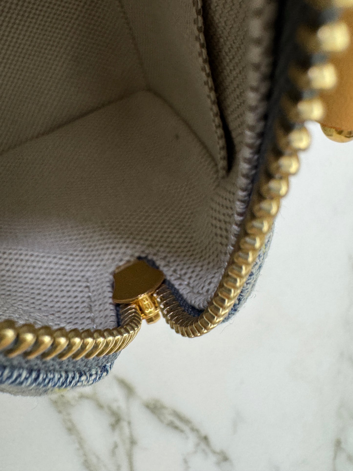 LV Nano Speedy 棋盤格牛仔