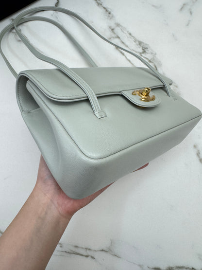 CHANEL Preppy Coco 灰綠色 Small