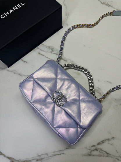 CHANEL 19 Bag Small 22P幻彩紫 小號