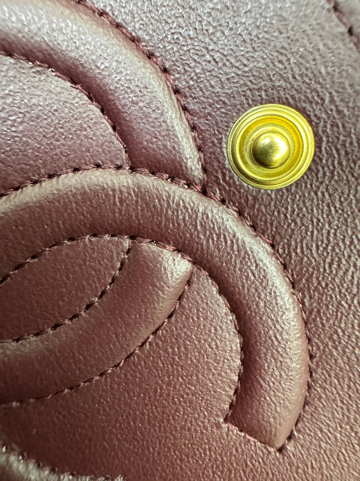 CHANEL CF25 Medium 黑金牛 Black Calfskin GHW