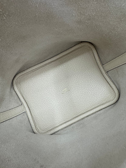 HERMES Picotin 18 奶昔白金扣 Craie GHW