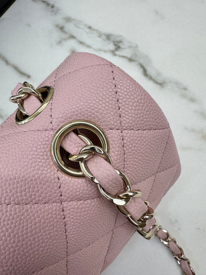 CHANEL 22B櫻花粉 CF23 Small Sakura Pink