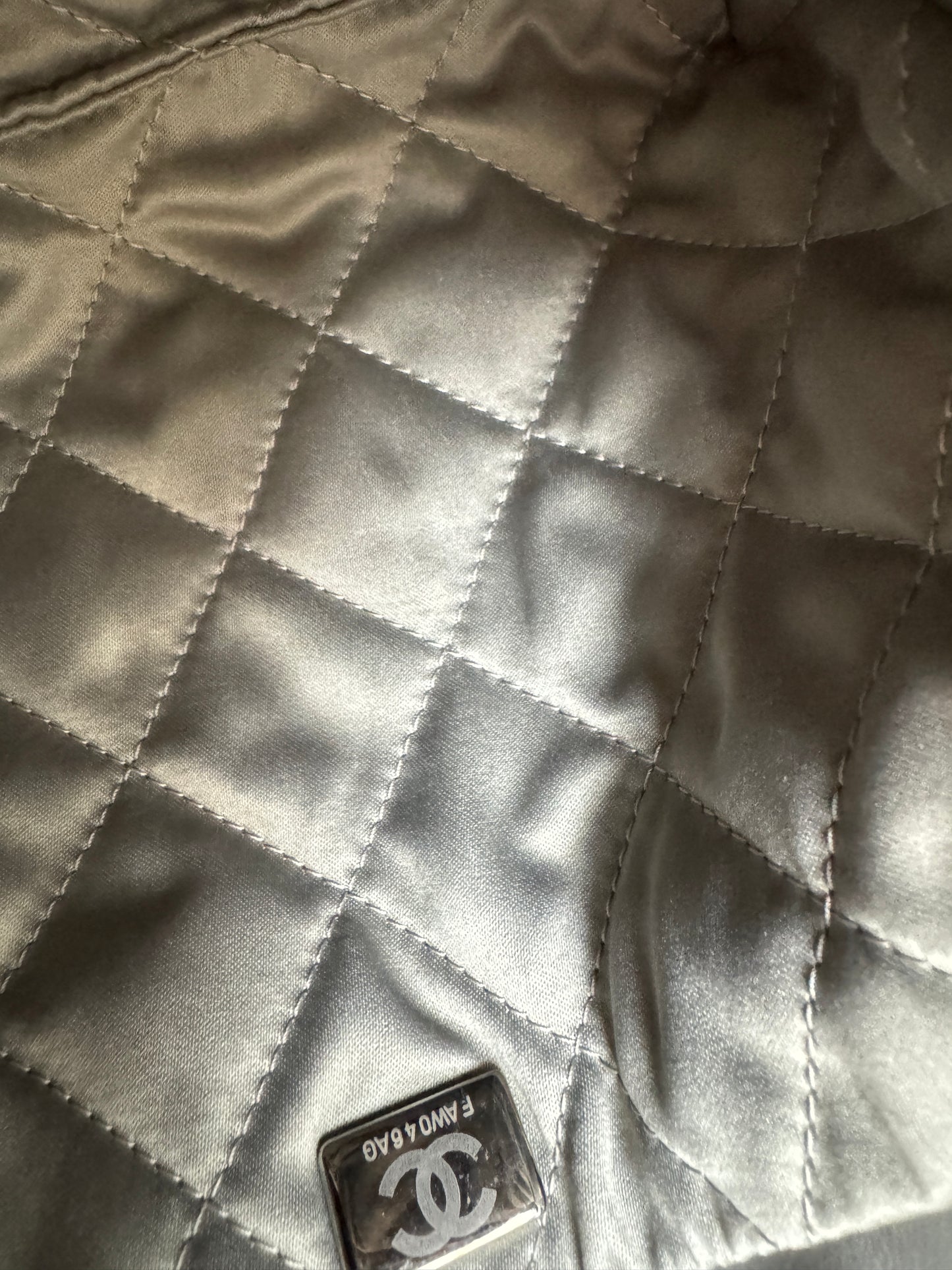 CHANEL Mini 22 Bag 23C淺灰色