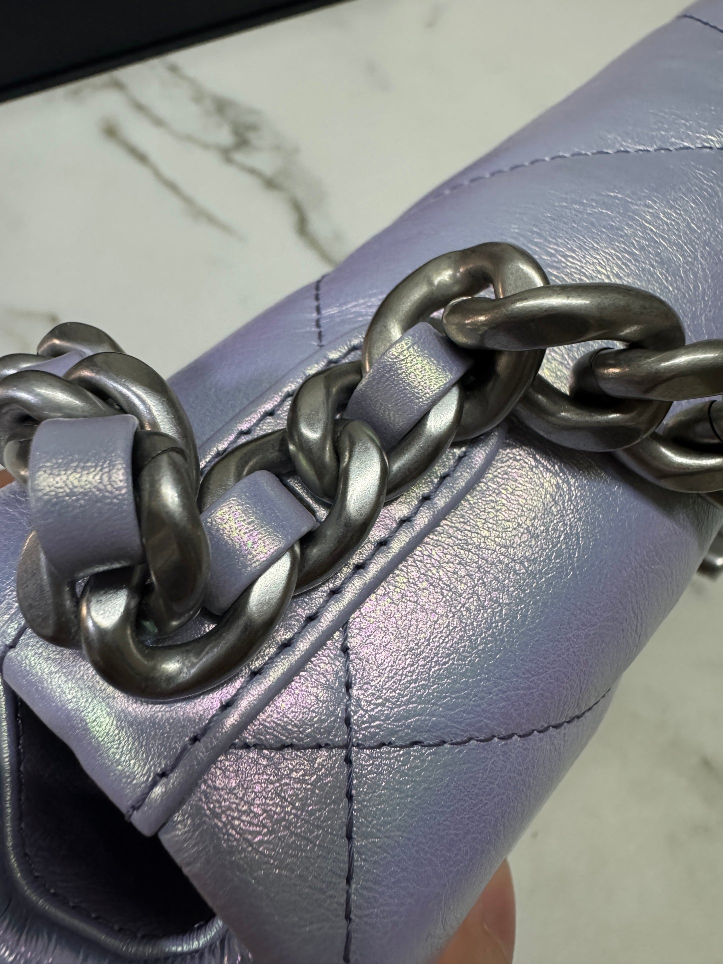 CHANEL 19 Bag Small 22P幻彩紫 小號