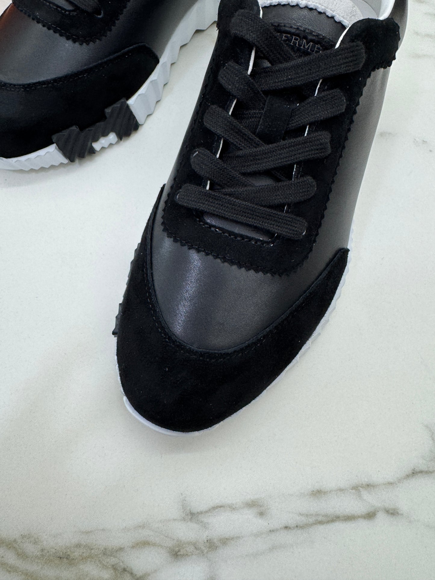 HERMES Bouncing 運動鞋 黑色皮面