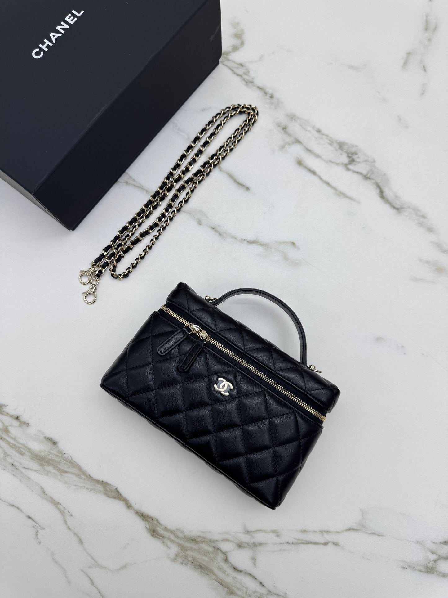 CHANEL LP盒子包 羊皮