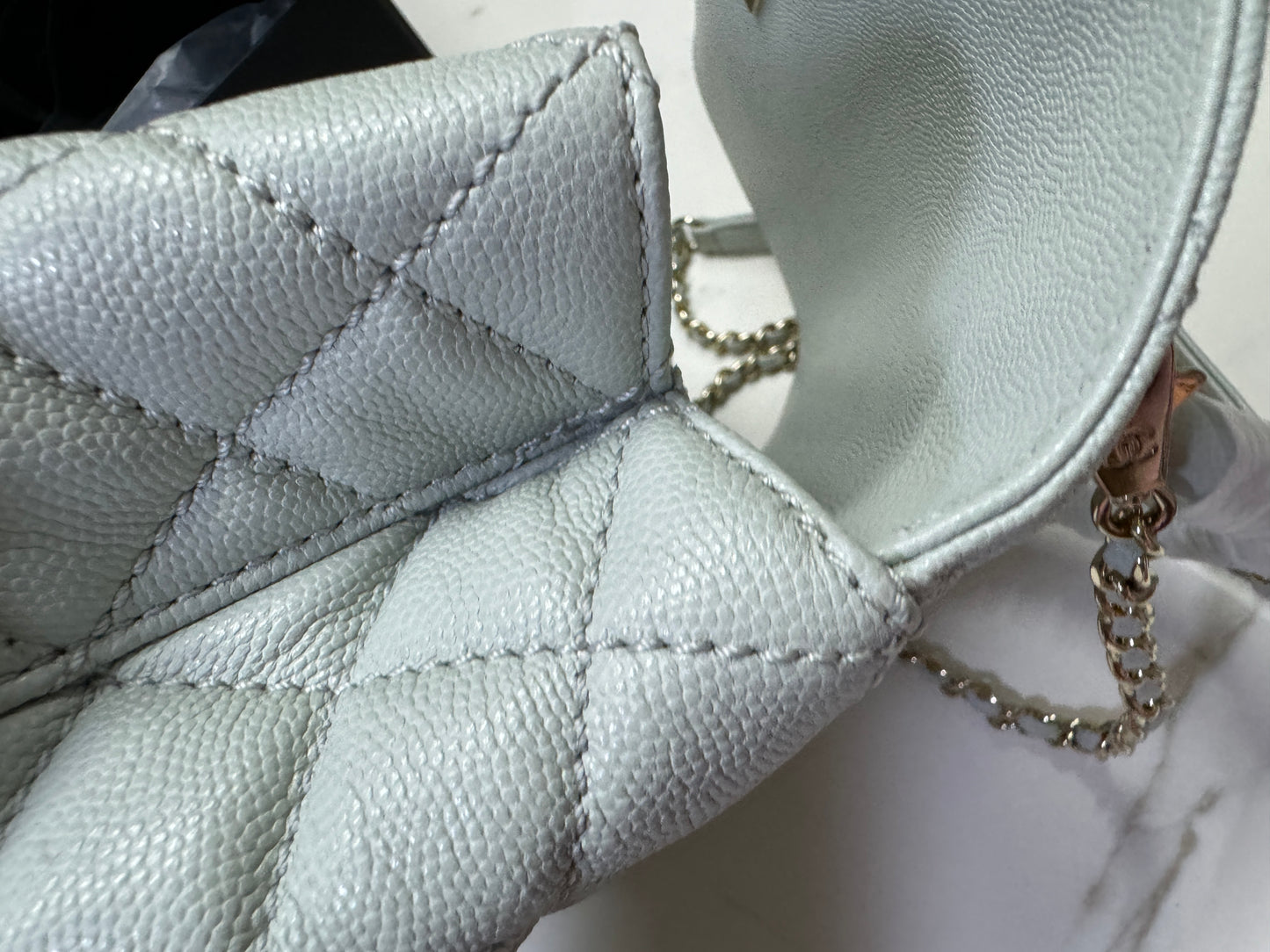 CHANEL Cocohandle 冰川藍 24P Small