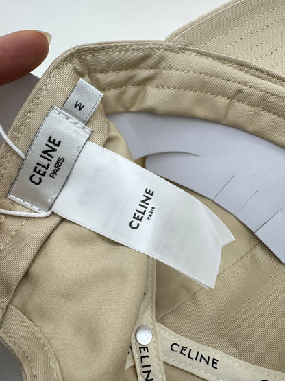 CELINE 凱旋門棒球帽 香草淺杏色