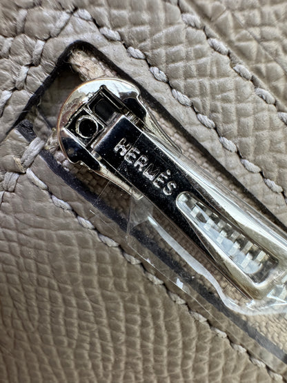 HERMES Bearn Wallet 瀝青灰銀扣 Epsom M8 Gris Asphalt PHW