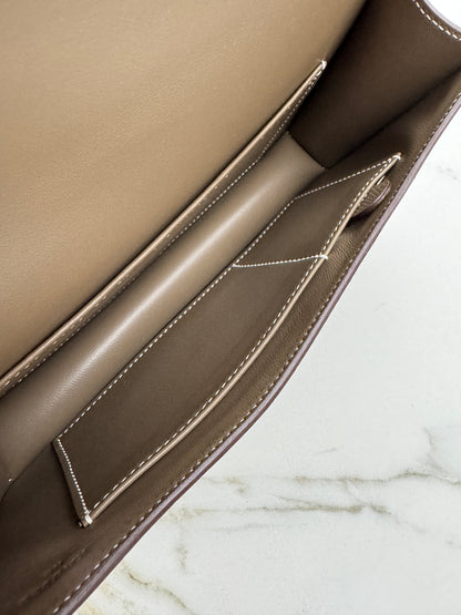 HERMES Constance Elan 大象灰銀扣 Epsom Etoupe PHW