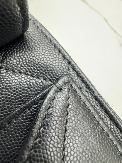 CHANEL 25Bag Medium 黑色荔枝皮