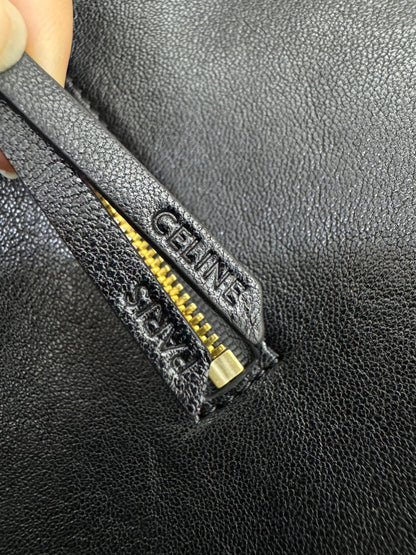 CELINE Soft Triomphe Half Moon 黑色