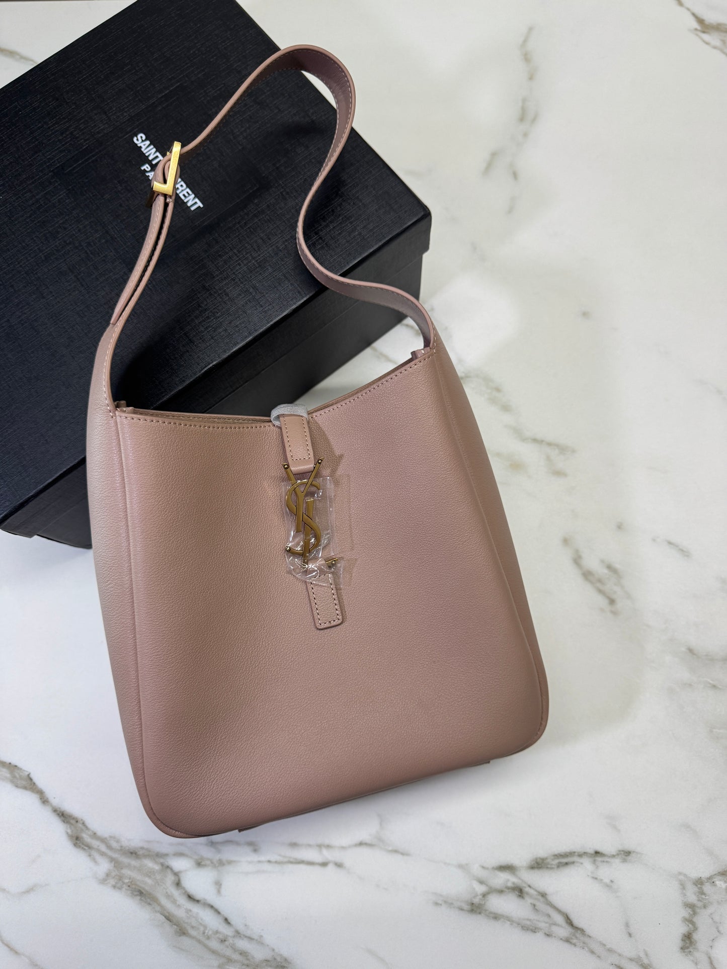 YSL LE 5 A7 Hobo 奶茶色 Small