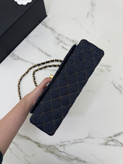 CHANEL 26P深藍牛仔 CF25 Medium