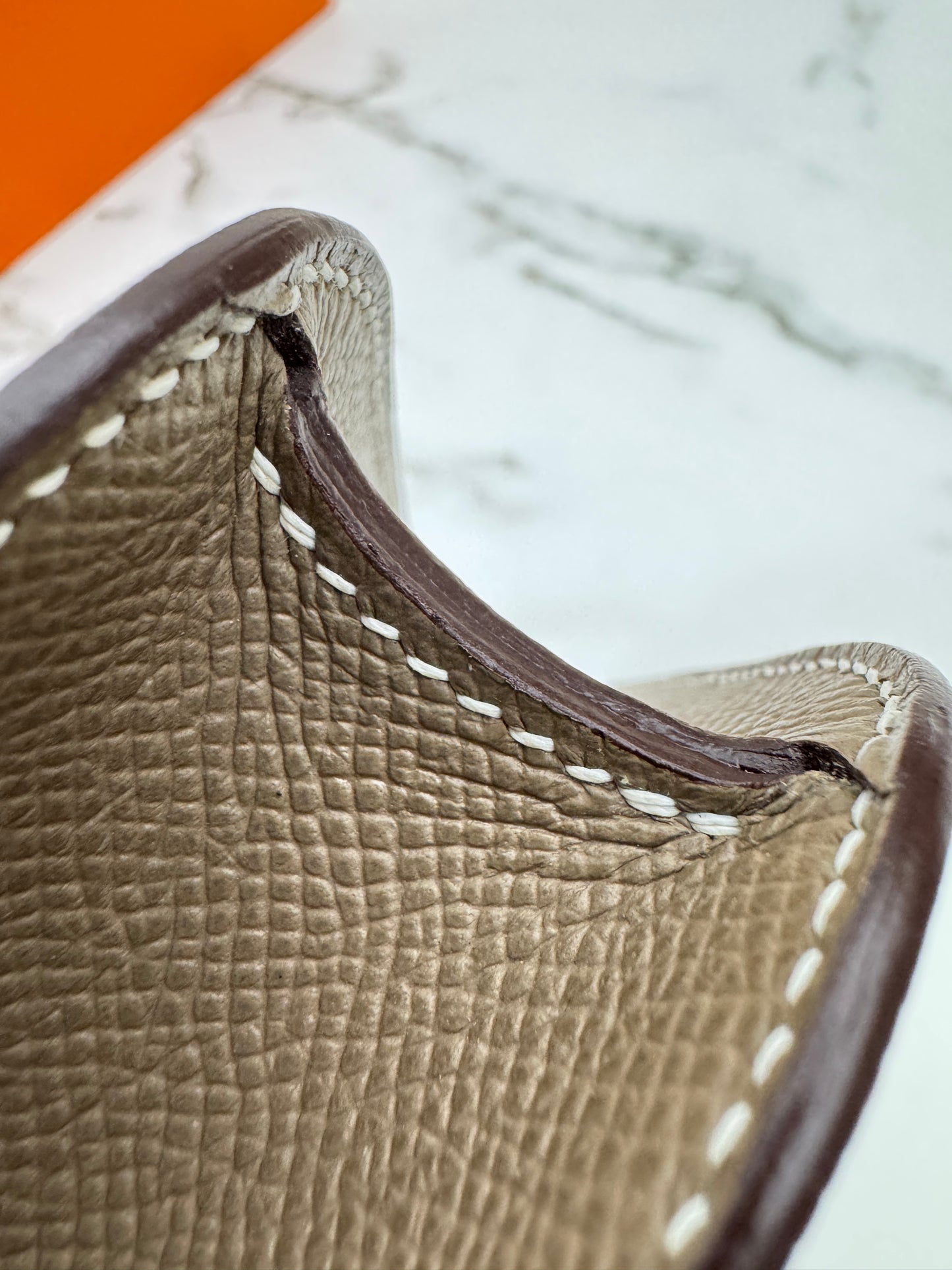 HERMES Constance Elan 大象灰銀扣 Epsom Etoupe PHW