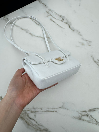 CHANEL Mini Preppy Coco 白色