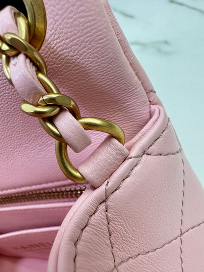 CHANEL 25B調節扣 Mini CF 17 粉紅色