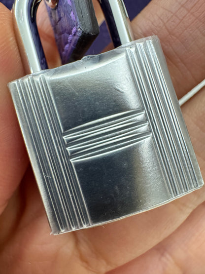 HERMES Picotin Lock 18 X3絳紫色銀扣 TC