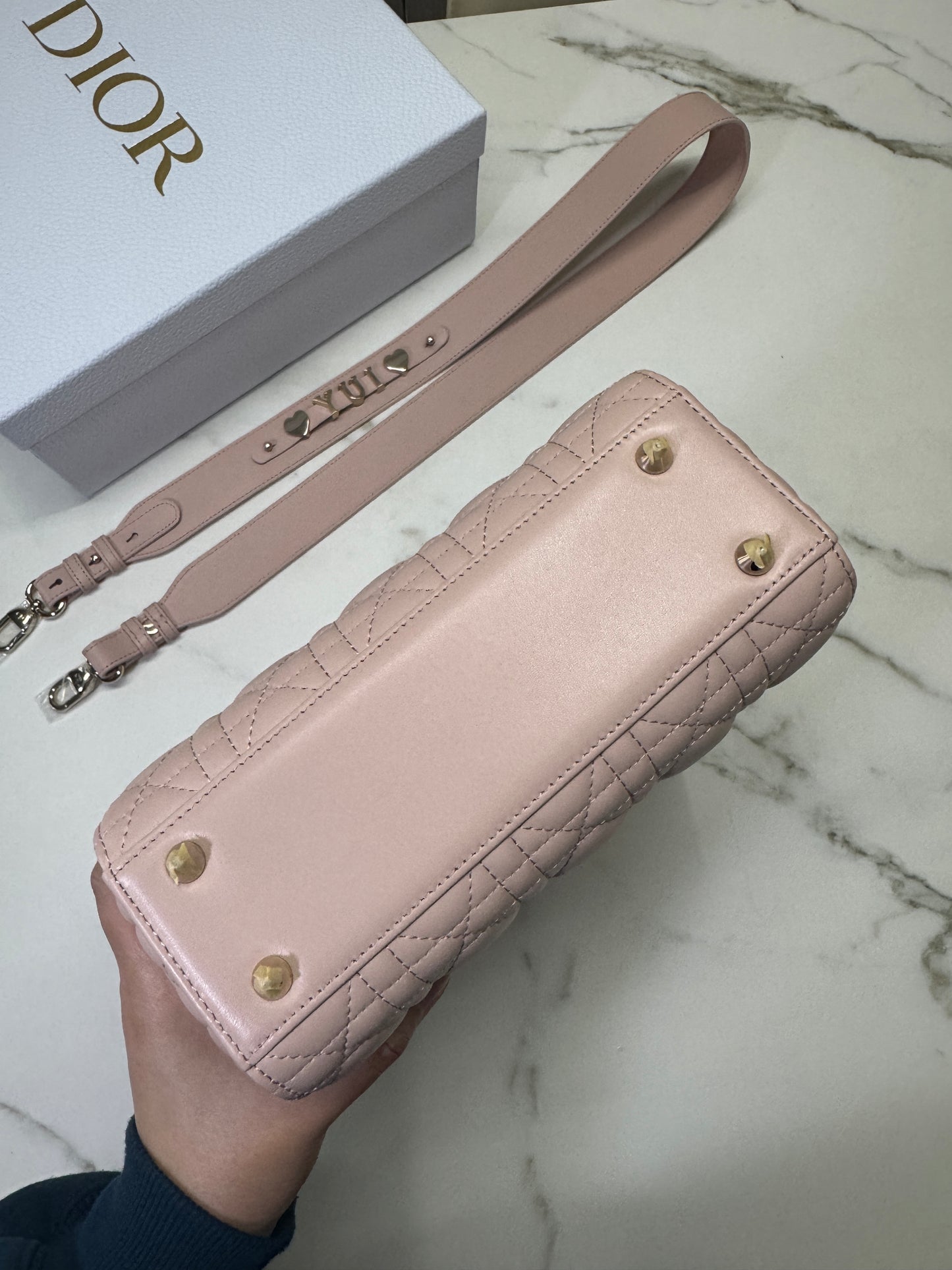 DIOR Lady Dior Small 胭脂粉