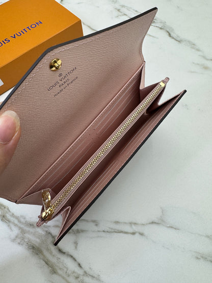 LV Sarah Wallet Rose Ballerine