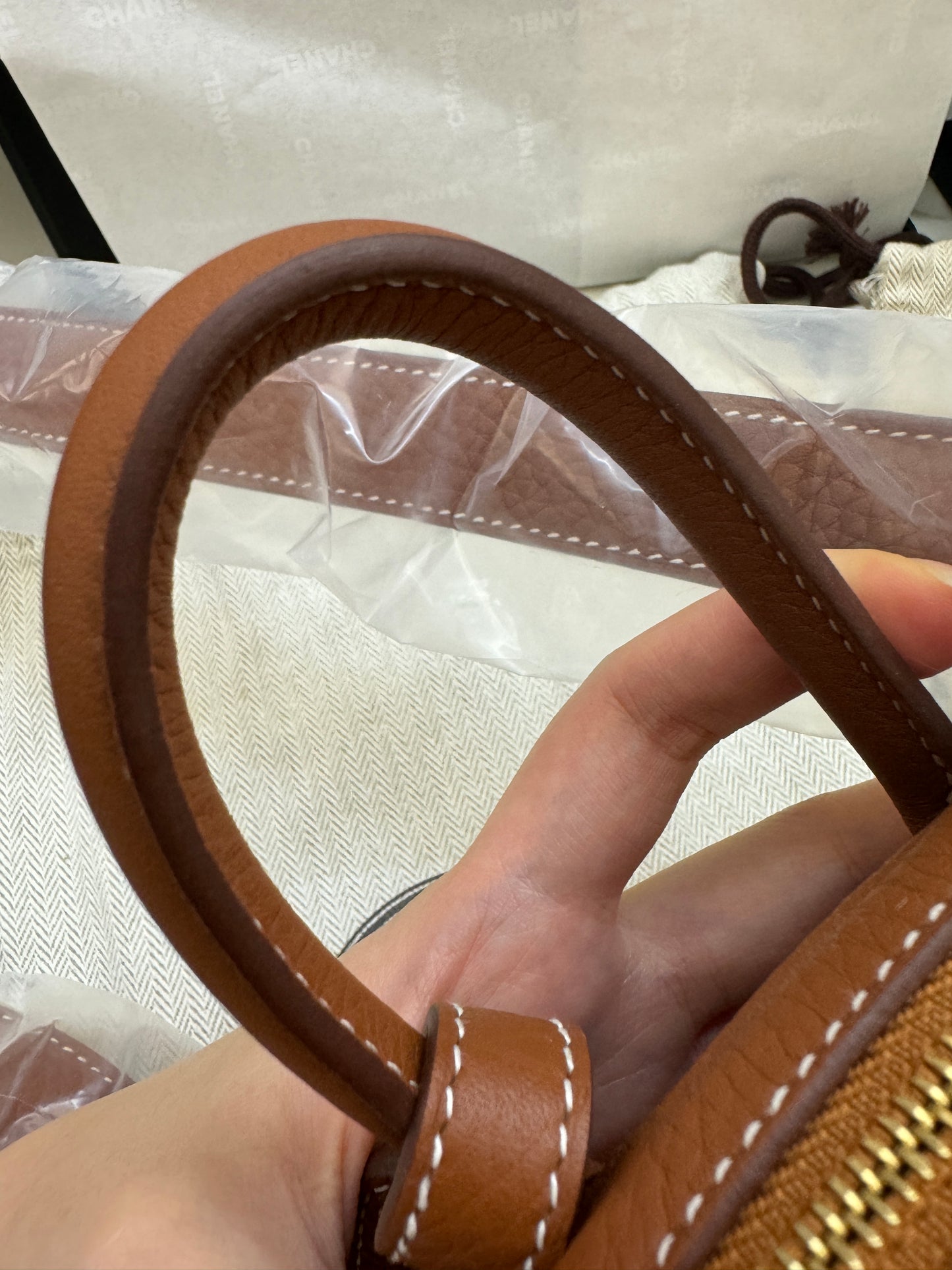 HERMES Mini Lindy 金棕金扣 Gold TC GHD
