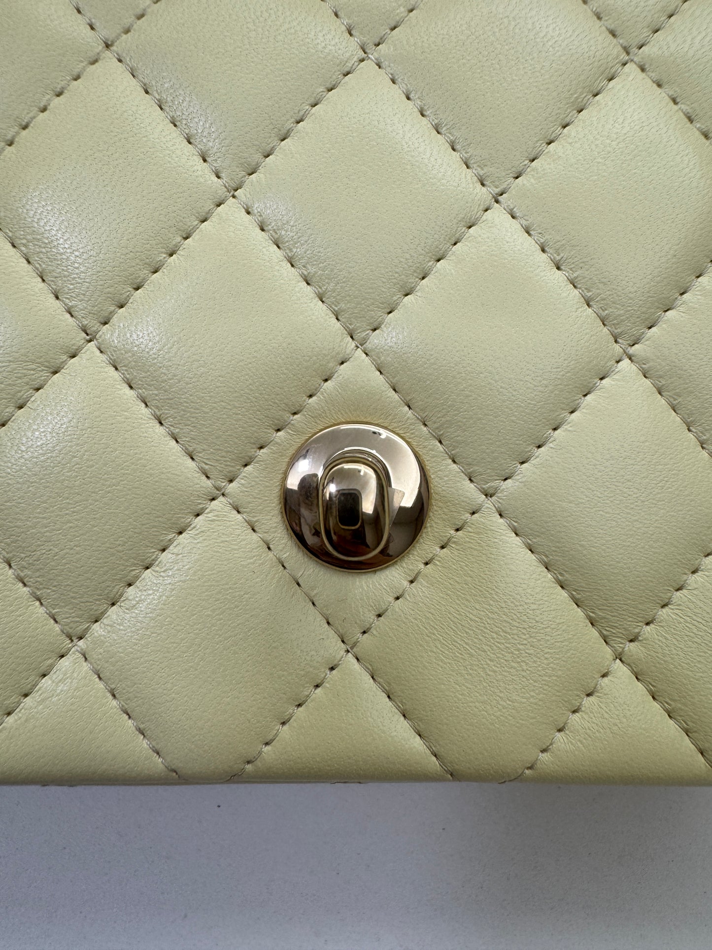 CHANEL Mini CF20 25S小雞黃 Lambskin